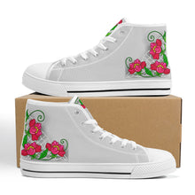 Load image into Gallery viewer, Ti Amo I love you - Exclusive Brand - High-Top Canvas Shoes - White Soles
