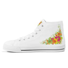 Load image into Gallery viewer, Ti Amo I love you - Exclusive Brand  - High-Top Canvas Shoes - White Soles
