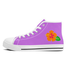 Load image into Gallery viewer, Ti Amo I love you  - Exclusive Brand  - High-Top Canvas Shoes - White Soles
