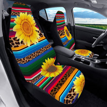 Load image into Gallery viewer, Ti Amo I love you - Exclusive Brand - Leopard &amp; Sunflowers - Car Seat Covers
