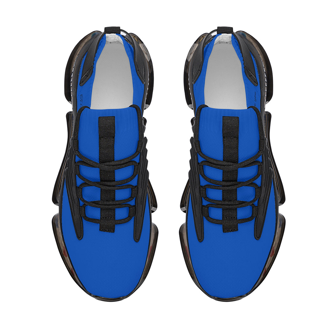 Ti Amo I love you  - Exclusive Brand  - Absolute Zero Blue - Script Logo -Mens / Womens - Air Max React Sneakers - Black Soles