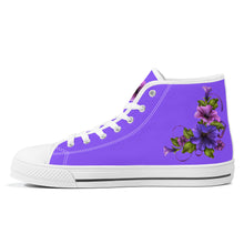 Load image into Gallery viewer, Ti Amo I love you - Exclusive Brand - High-Top Canvas Shoes - White Soles
