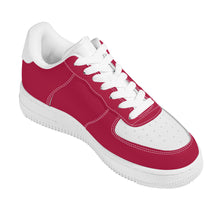 Load image into Gallery viewer, Ti Amo I love you - Exclusive Brand - Cardinal &amp; White - Low Top Unisex Sneakers
