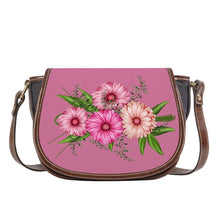 Load image into Gallery viewer, Ti Amo I love you - Exclusive Brand - Charm - Floral Bouquet - Saddle Bag
