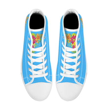 Load image into Gallery viewer, Ti Amo I love you - Exclusive Brand  - High-Top Canvas Shoes - White Soles
