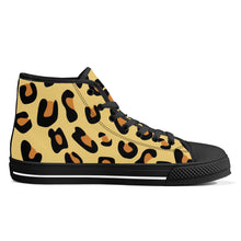 Load image into Gallery viewer, Ti Amo I love you - Exclusive Brand - High-Top Canvavs Shoes - Black Soles
