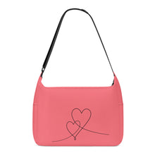 Load image into Gallery viewer, Ti Amo I love you - Exclusive Brand  - Begonia -  Double Script Heart - Journey Computer Shoulder Bag
