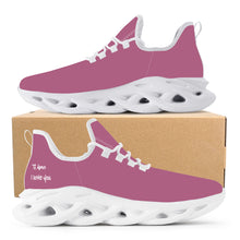 Load image into Gallery viewer, Ti Amo I love you - Exclusive Brand  - Rose Gold 2 - Womens - Flex Control Sneakers- White Soles
