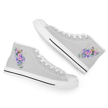 Load image into Gallery viewer, Ti Amo I love you  - Exclusive Brand - High-Top Canvas Shoes - White Soles
