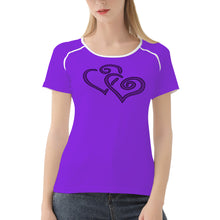 Load image into Gallery viewer, Ti Amo I love you - Exclusive Brand - Blue Violet - Double Purple - Women&#39;s T shirt
