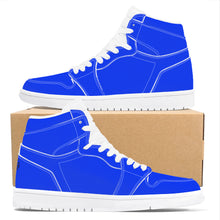 Load image into Gallery viewer, Ti Amo I love you - Exclusive Brand - Blue Blue Eyes - High Top Synthetic Leather Sneaker
