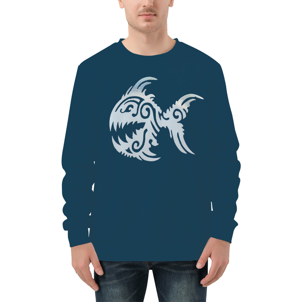 Ti Amo I love you - Exclusive Brand  -  Angry Fish - Men's Sweatshirt