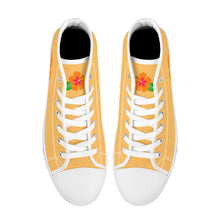 Load image into Gallery viewer, Ti Amo I love you - Exclusive Brand - High-Top Canvas Shoes - White Soles
