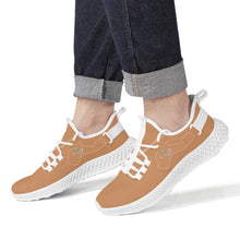 Load image into Gallery viewer, Ti Amo I love you - Exclusive Brand  - Whiskey -  Double Heart - Womens Mesh Knit Shoes - White Soles
