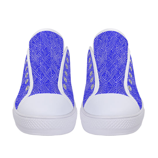 Ti Amo I love you - Exclusive Brand -  Low-Top Canvas Shoes - White Soles