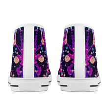 Load image into Gallery viewer, Ti Amo I love you - Exclusive Brand  - High-Top Canvas Shoes - White Soles
