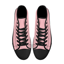 Load image into Gallery viewer, Ti Amo I love you - Exclusive Brand - High-Top Canvas Shoes - Black Soles
