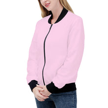 Load image into Gallery viewer, Ti Amo I love you - Exclusive Brand  - Pink Lace -  Women&#39;s Bomber Jacket
