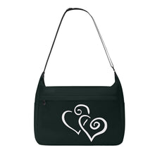 Load image into Gallery viewer, Ti Amo I love you - Exclusive Brand - Aztec - Double White Heart - Journey Computer Shoulder Bag
