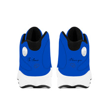 Load image into Gallery viewer, Ti Amo I love you - Exclusive Brand - Absolute Zero Blue - Basketball Shoes - Black Laces
