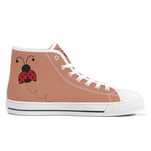 Load image into Gallery viewer, Ti Amo I love you - Exclusive Brand  - High-Top Canvas Shoes - White Soles
