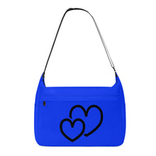 Load image into Gallery viewer, Ti Amo I love you - Exclusive Brand - Blue Blue Eyes - Double Black Heart - Journey Computer Shoulder Bag
