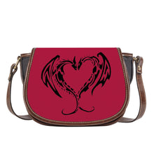 Load image into Gallery viewer, Ti Amo I love you - Exclusive Brand -  Cardinal - Saddle Bag
