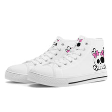 Load image into Gallery viewer, Ti Amo I love you - Exclusive Brand - High-Top Canvas Shoes - White Soles
