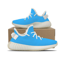 Load image into Gallery viewer, Ti Amo I love you - Exclusive Brand  - Medium Cyan Blue -  Love Sign - Breathable Mesh Knit Sneaker - White Soles - Ti Amo I love you
