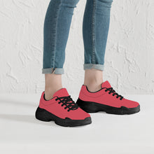 Load image into Gallery viewer, Ti Amo I love you  - Exclusive Brand  - Mandy - Double Black Heart - Chunky Sneakers - Black Soles
