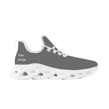 Load image into Gallery viewer, Ti Amo I love you -  Exclusive Brand  - Davy&#39;s Grey - Mens / Womens - Flex Control Sneakers - White Soles
