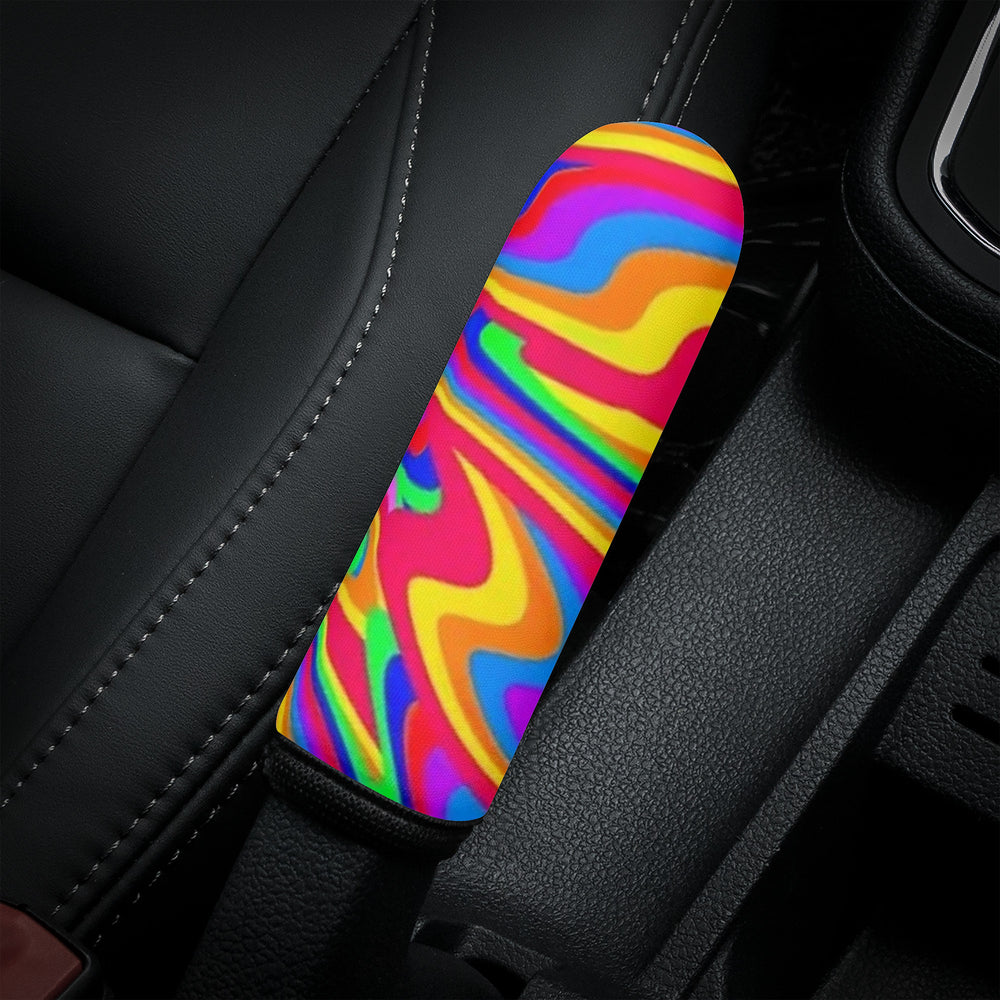 Ti Amo I love you - Exclusive Brand - Rainbow - Car Handbrake Cover