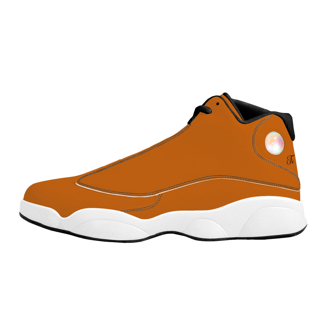 Ti Amo I love you  - Exclusive Brand  - Alloy Orange - Mens / Womens  - Unisex Basketball Shoes - Black Laces