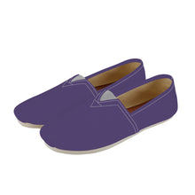 Load image into Gallery viewer, Ti Amo I love you  - Exclusive Brand  - Eggplant - Casual Flat Driving Shoe
