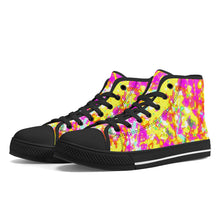 Load image into Gallery viewer, Ti Amo I love you - Exclusive Brand - High-Top Canvas Shoes - Black Soles
