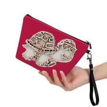 Load image into Gallery viewer, Ti Amo I love you - Exclusive Brand - Cardinal - Turtle - Sling Cosmetic Bag
