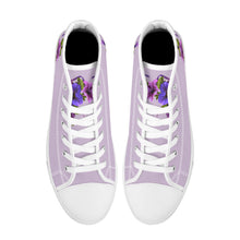 Load image into Gallery viewer, Ti Amo I love you - Exclusive Brand - High-Top Canvas Shoes - White Soles
