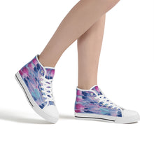 Load image into Gallery viewer, Ti Amo I love you - Exclusive Brand  - High-Top Canvas Shoes - White Soles
