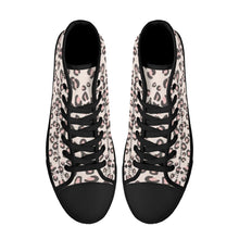 Load image into Gallery viewer, Ti Amo I love you - Exclusive Brand - High-Top Canvavs Shoes - Black Soles
