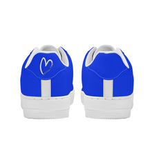 Load image into Gallery viewer, Ti Amo I love you - Exclusive Brand  - Blue Blue Eyes - White Heart - Low Top Unisex Sneakers
