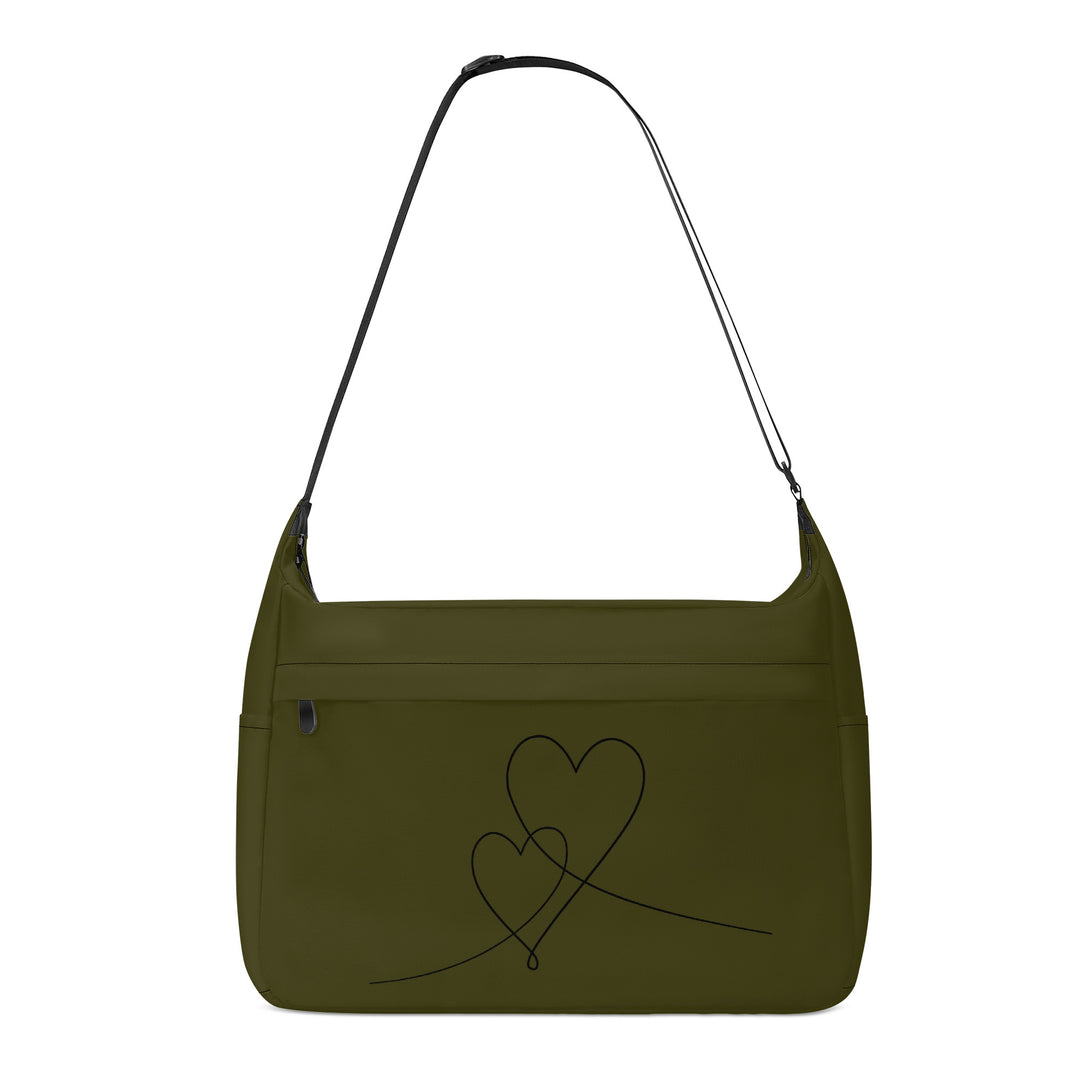 Ti Amo I love you - Exclusive Brand - Camouflage - Double Script Heart - Journey Computer Shoulder Bag