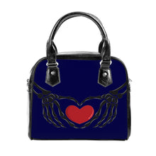 Load image into Gallery viewer, Ti Amo I love you  - Exclusive Brand  - Stratos - Skeleton Hands with Heart - Shoulder Handbag
