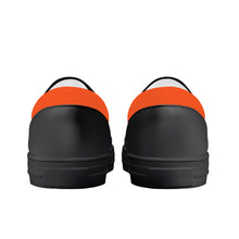 Load image into Gallery viewer, Ti Amo I love you - Exclusive Brand - Orange - Skeleton Hands with Heart - Kids Slip-on shoes - Black Soles
