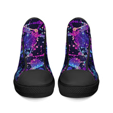 Load image into Gallery viewer, Ti Amo I love you - Exclusive Brand - High-Top Canvavs Shoes - Black Soles
