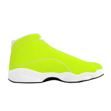 Load image into Gallery viewer, Ti Amo I love you - Exclusive Brand  -Artic Lime - Mens / Womens - Unisex  Basketball Shoes - White Laces
