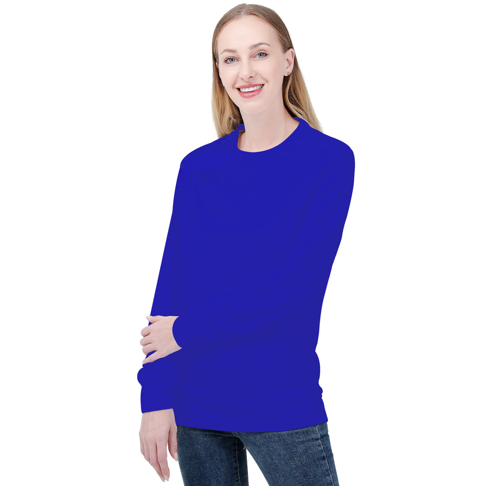 Ti Amo I love you - Exclusive Brand - Persian Blue - Solid Color Women's Sweatshirt