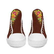 Load image into Gallery viewer, Ti Amo I love you  - Exclusive Brand - High-Top Canvas Shoes - White Soles
