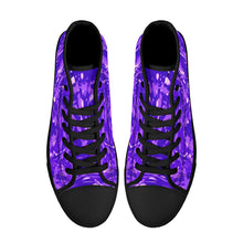 Load image into Gallery viewer, Ti Amo I love you - Exclusive Brand - High-Top Canvas Shoes - Black Soles
