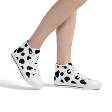 Load image into Gallery viewer, Ti Amo I love you - Exclusive Brand  - High-Top Canvas Shoes - White Soles
