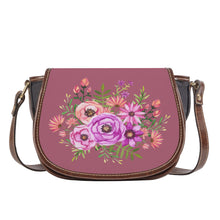 Load image into Gallery viewer, Ti Amo I love you - Exclusive Brand - Tapestry - Floral Bouquet - Saddle Bag
